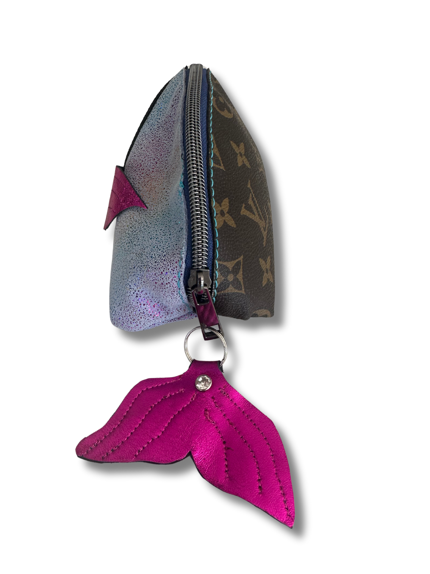 Luxury Mermaid Leather Cosmetic Bag