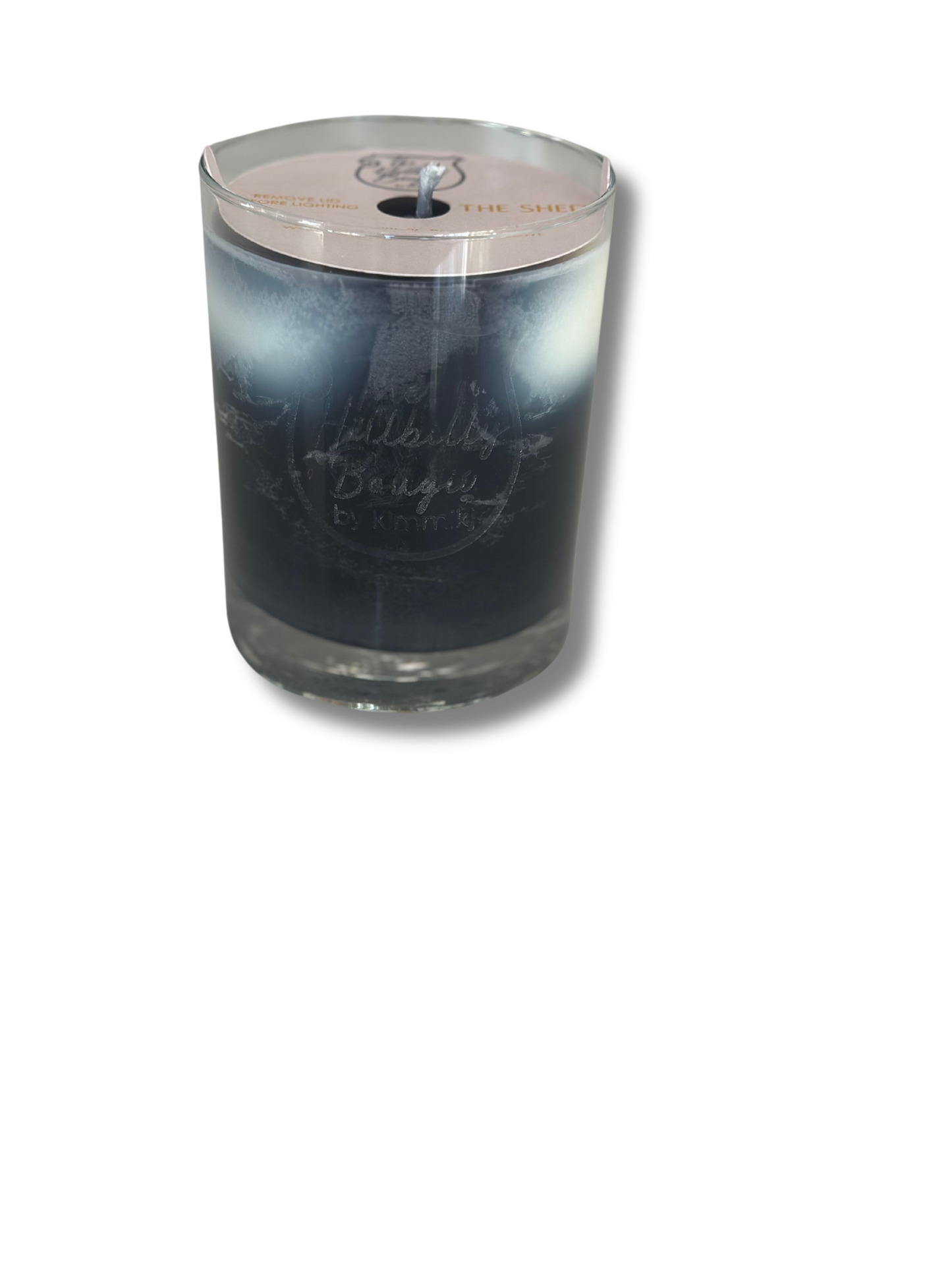 Hillbilly Bougie Whiskey Glass Candle – Luxury Scented Candle & Reusable Glass